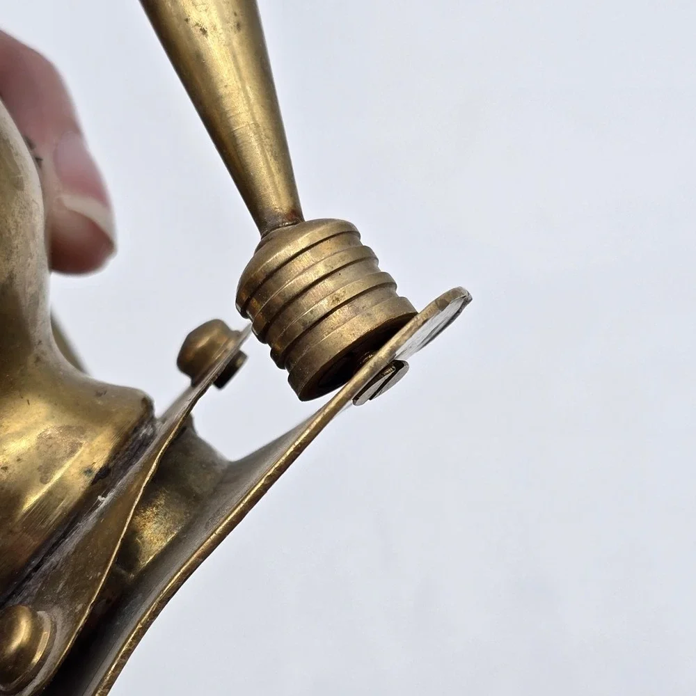 Vintage Brass Diving Helmet Pen Holder Nautical‎ Maritime Scuba Flat Head Screws